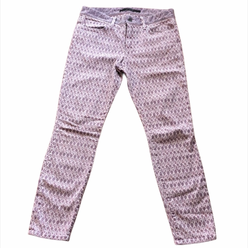 Joe’s Jeans high water plum bandana